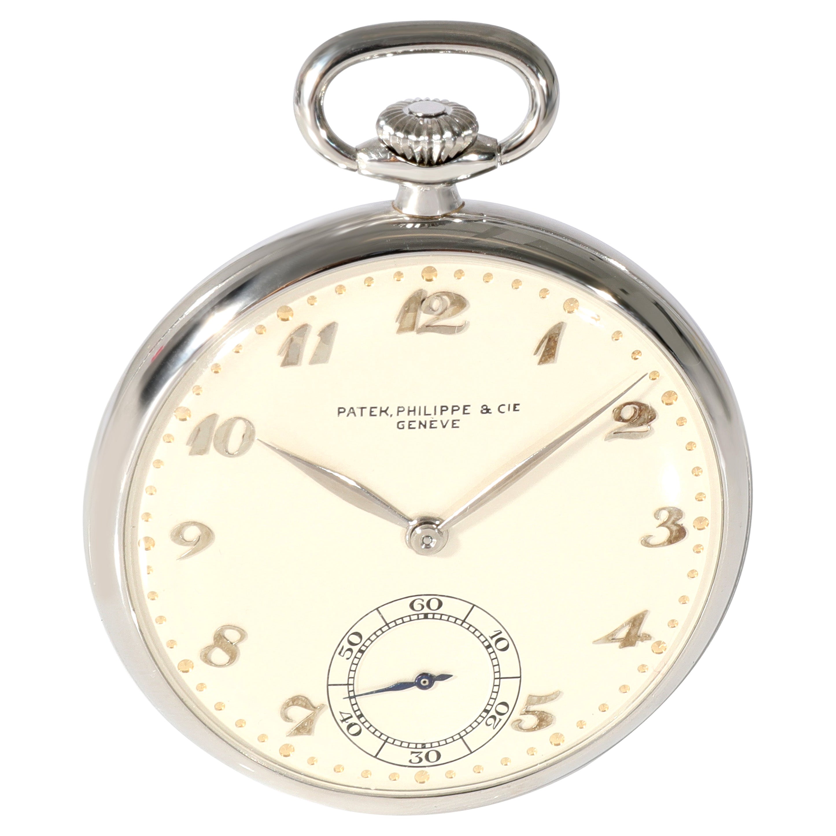 Taschenuhr 618550 von Patek Philippe aus Edelstahl für Herren