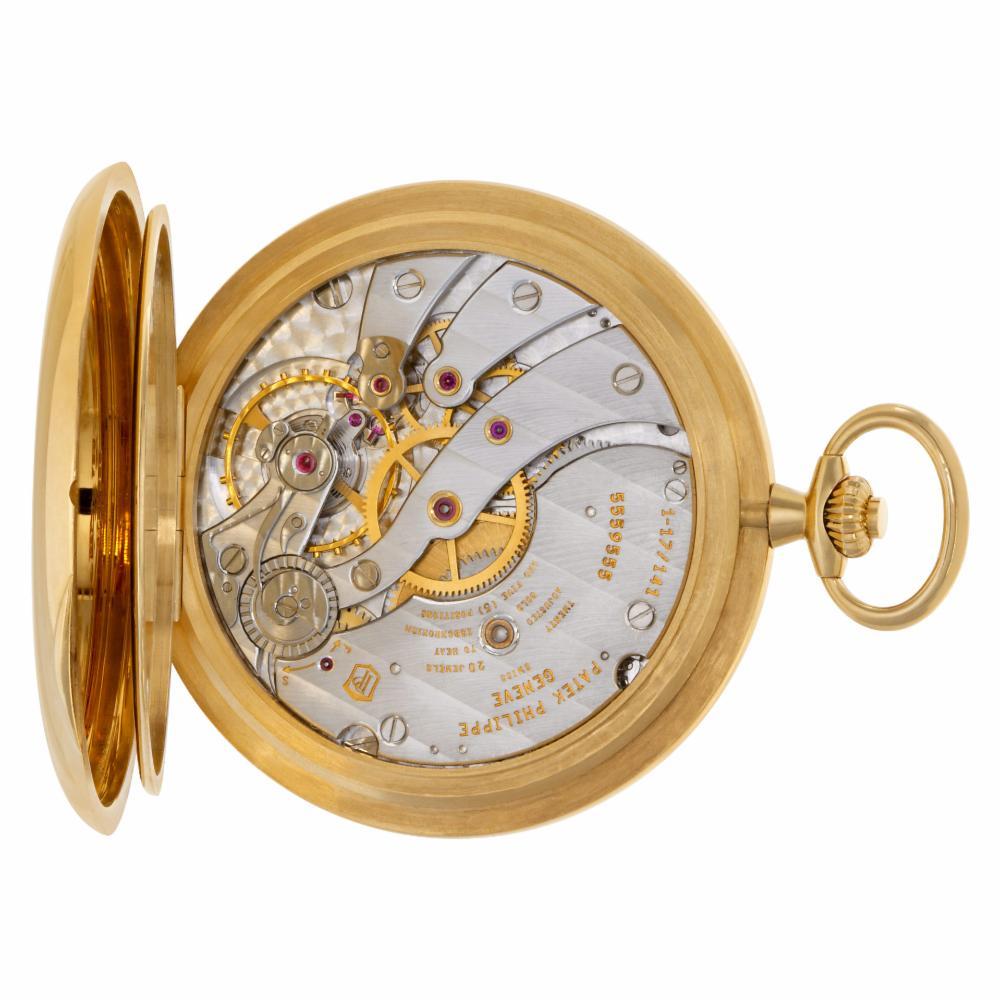 Patek Philippe Pocket Watch 983J-001, Silver Dial, Certified In Excellent Condition In Miami, FL