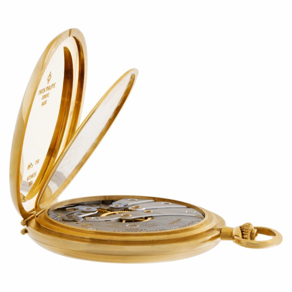 Patek Philippe Pocket Watch 983J-001, Silver Dial, Certified 1