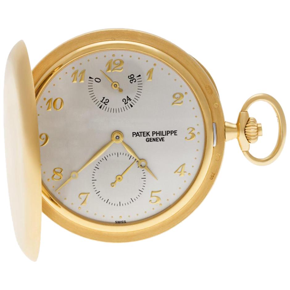 Patek Philippe Pocket Watch 983J-001, White Dial, Certified