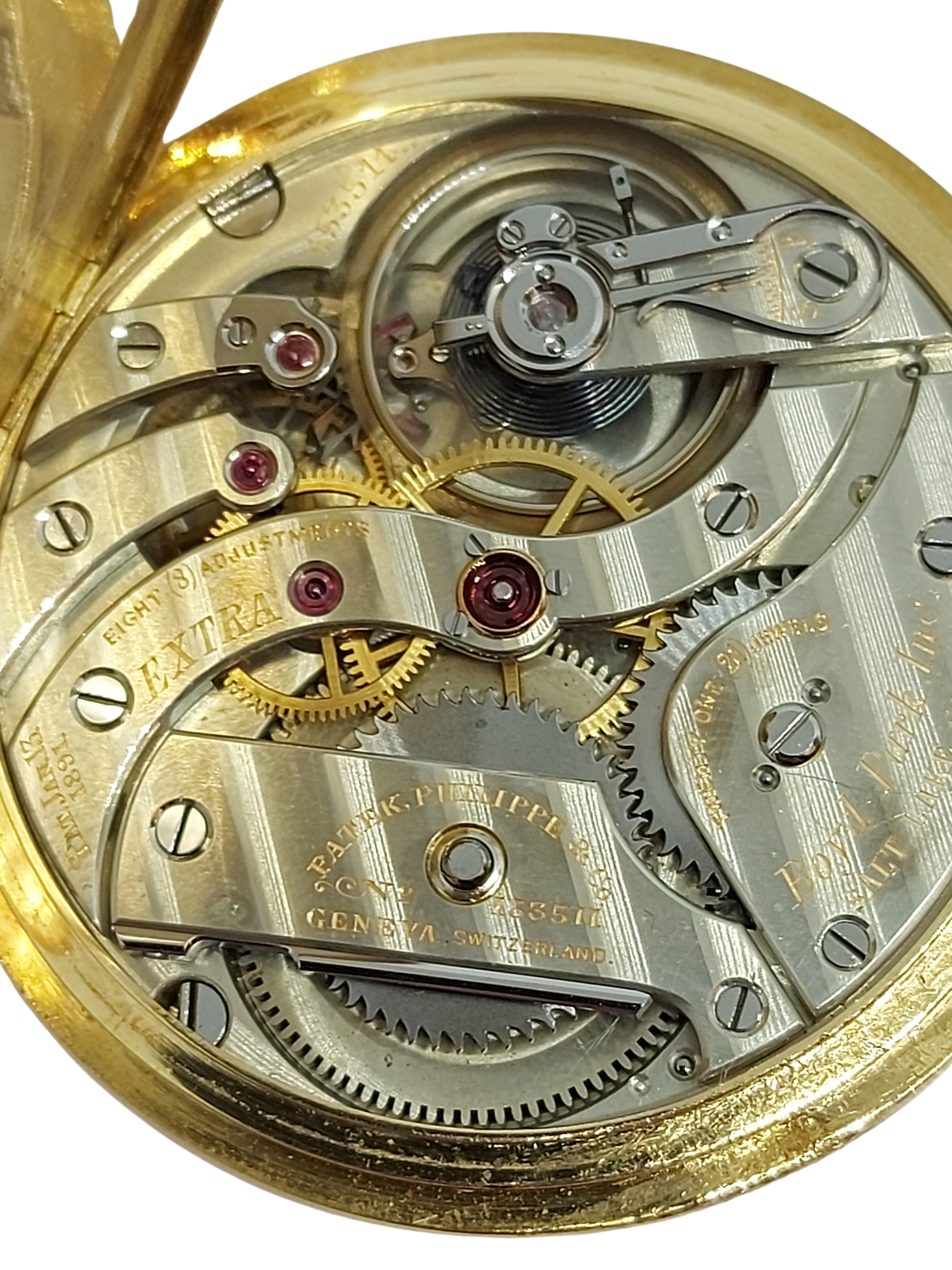 Patek Philippe Pocket Watch, Ca1910, 8 Adjustments Extra Quality Fine Regulation 4
