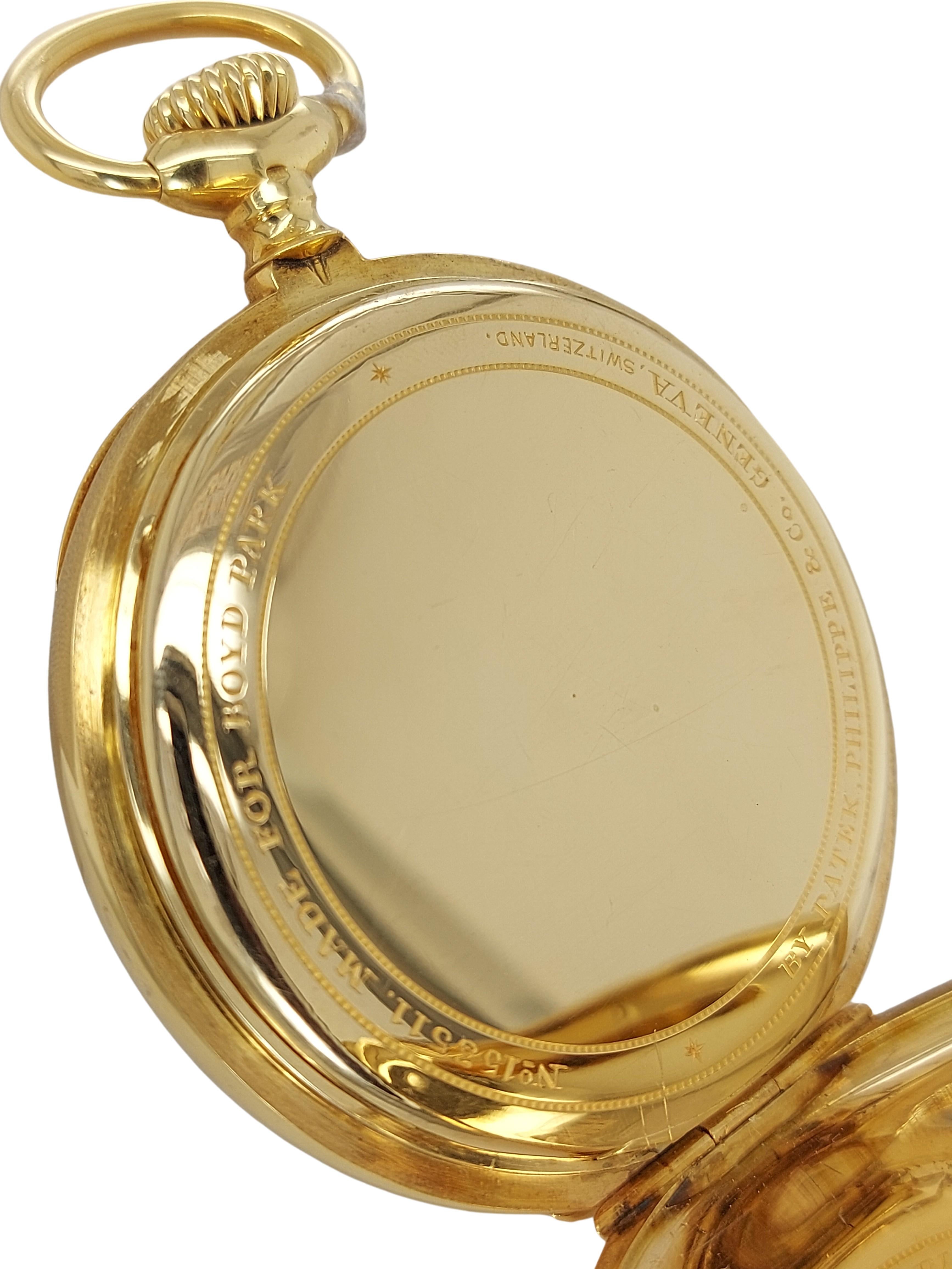 Patek Philippe Pocket Watch, Ca1910, 8 Adjustments Extra Quality Fine Regulation 7