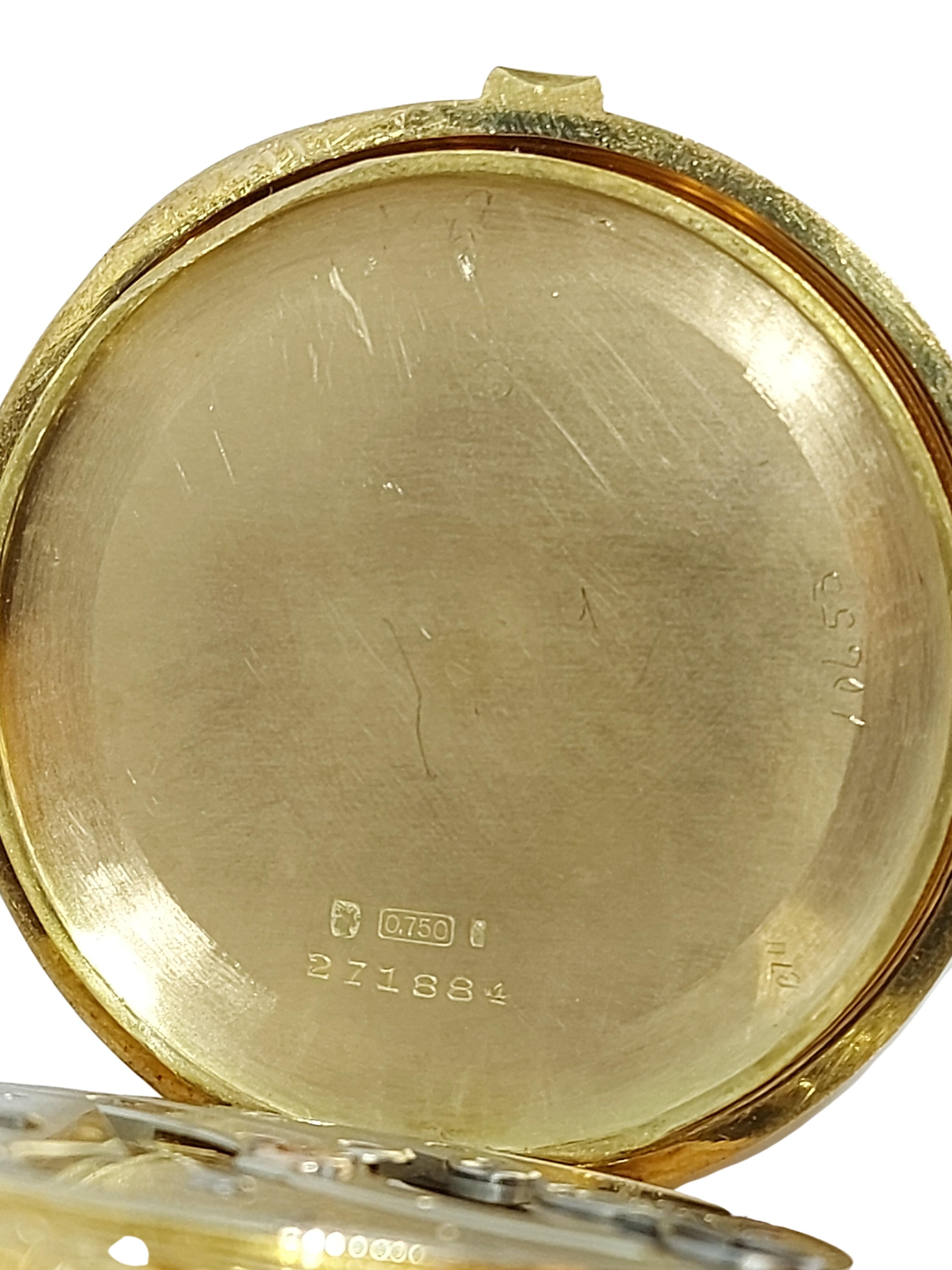 Patek Philippe Pocket Watch, Ca1910, 8 Adjustments Extra Quality Fine Regulation 8