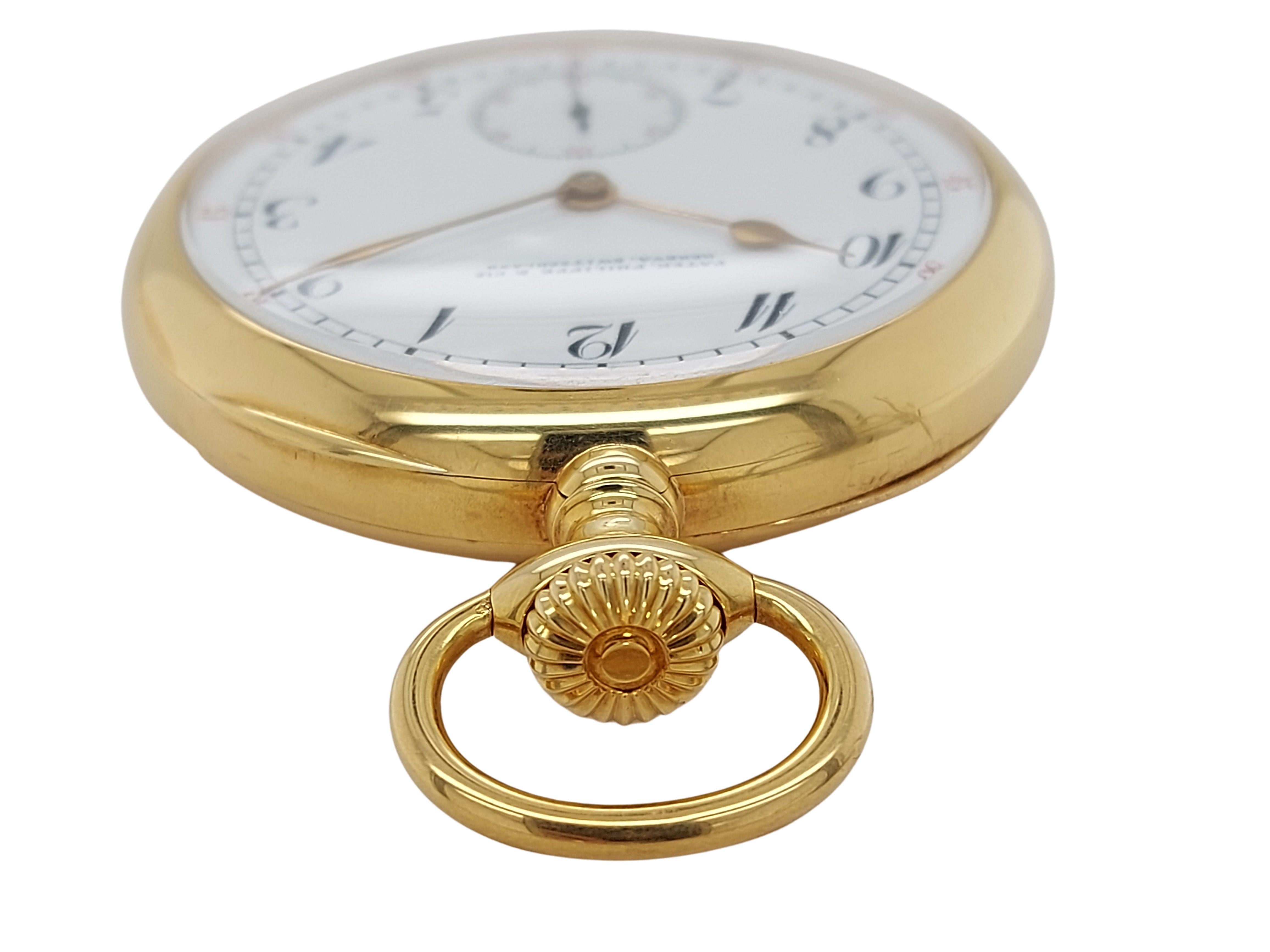 Artist Patek Philippe Pocket Watch, Ca1910, 8 Adjustments Extra Quality Fine Regulation