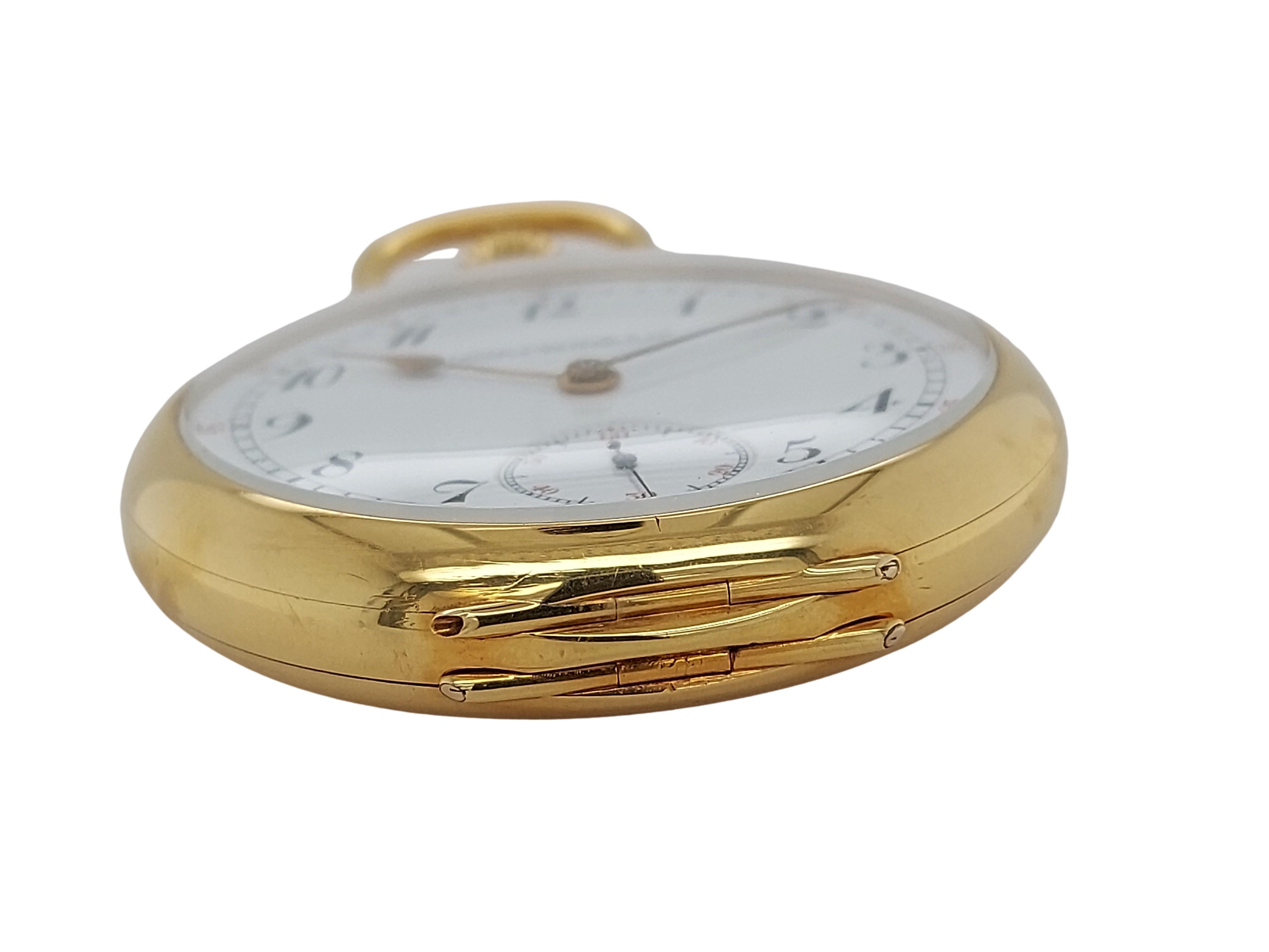Patek Philippe Pocket Watch, Ca1910, 8 Adjustments Extra Quality Fine Regulation In Excellent Condition In Antwerp, BE