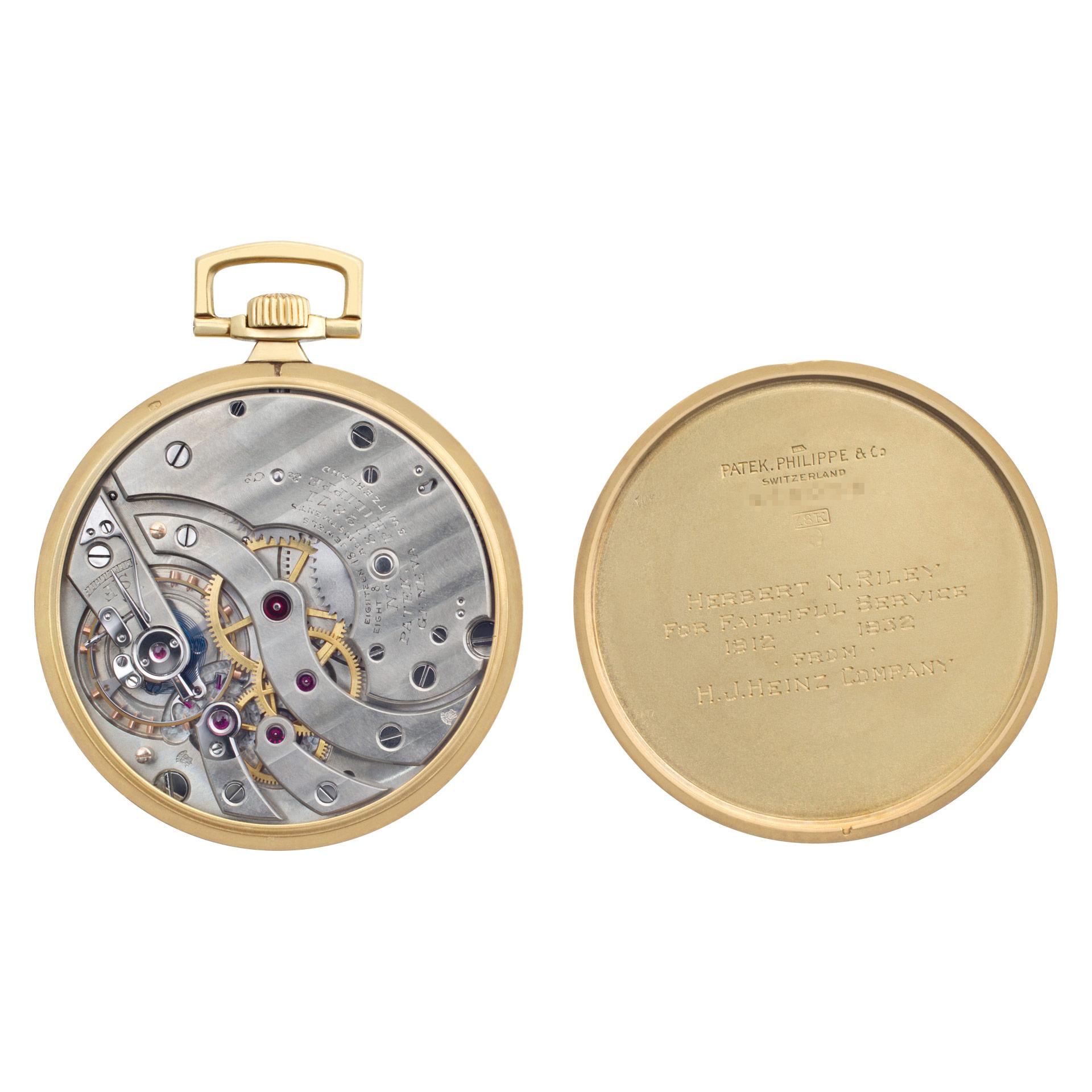 Women's or Men's Patek Philippe Pocket Watch Pocket Watch 18k Manual Watch