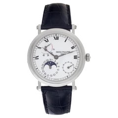 Patek Philippe Power Reserve in Platinum with Date, Moonphase, Sub-Seconds