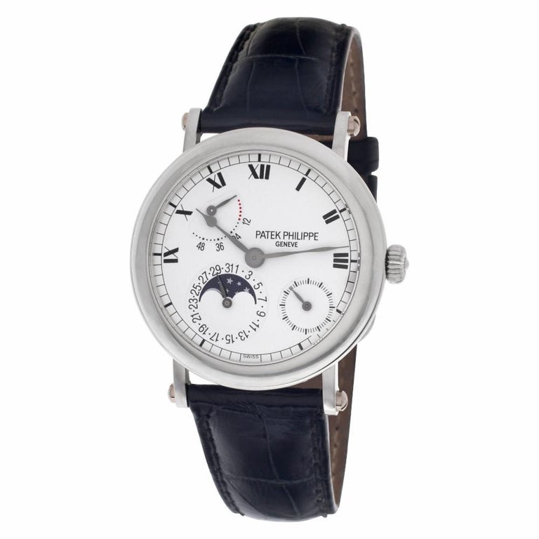 Contemporary Patek Philippe Power Reserve 5054/P, White Dial, Certified