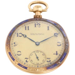 Vintage Patek Philippe Presentation 18 Karat Yellow Gold Pocket Watch