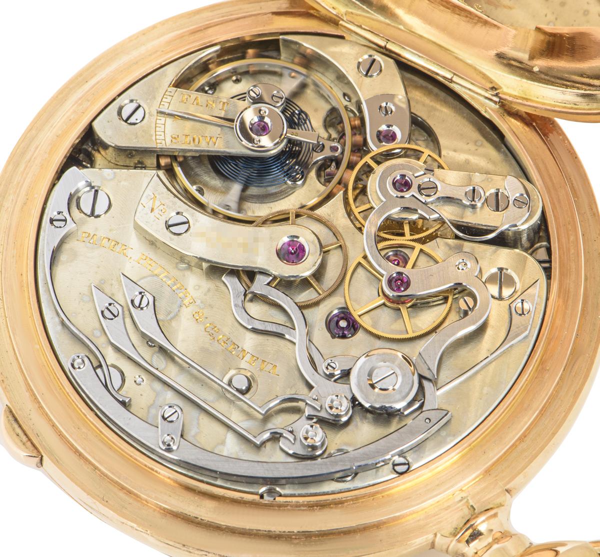 Patek Philippe Rare Full Hunter Pocket Watch Split Seconds Chronograph Rose Gold 3