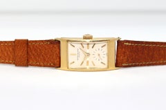 Patek Philippe Rectangular Hour Glass Ref 1593 Wristwatch Original Box, 1955
