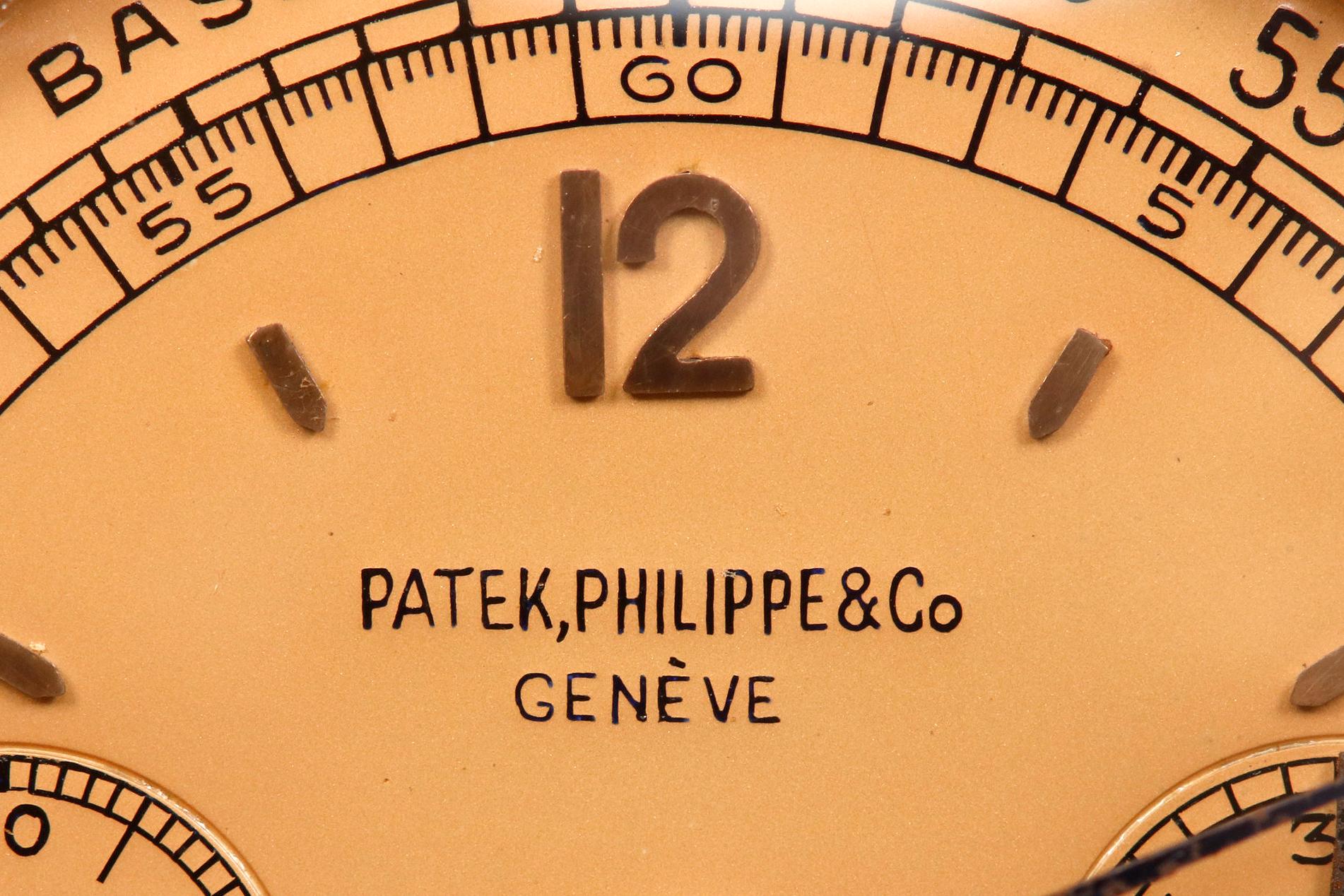 Patek Philippe Ref. 130 Pink Gold Chronograph with Archive, circa 1945 7