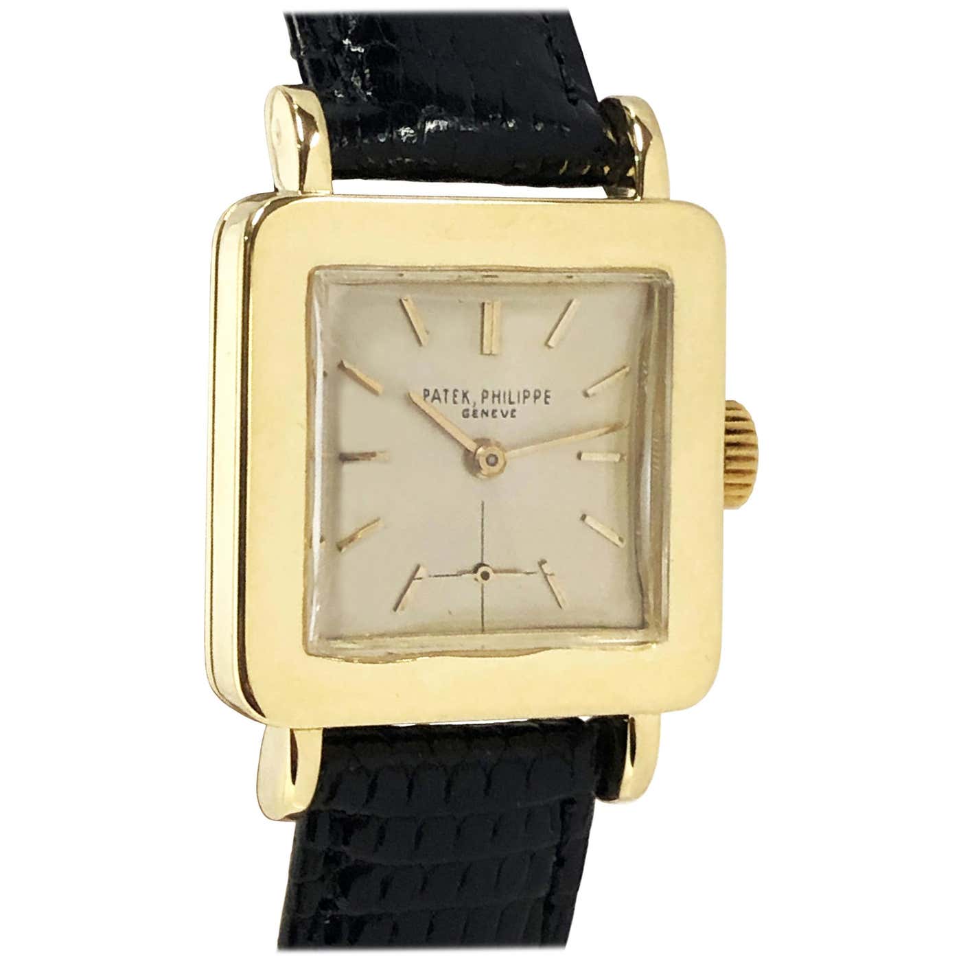 Patek Philippe Ref 2444 Vintage Yellow Gold Mechanical Wristwatch For ...