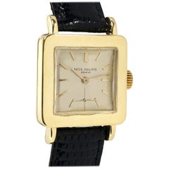 Orologio da polso meccanico d'epoca in oro giallo Patek Philippe Ref 2444