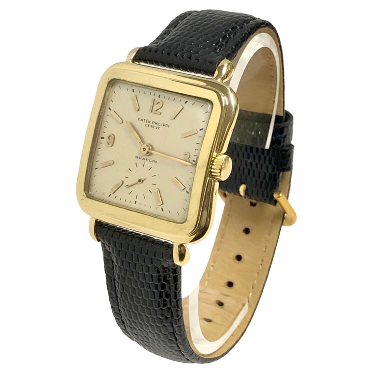 Patek Philippe Ref 2493 Vintage Yellow Gold Wrist Watch For Sale at 1stDibs