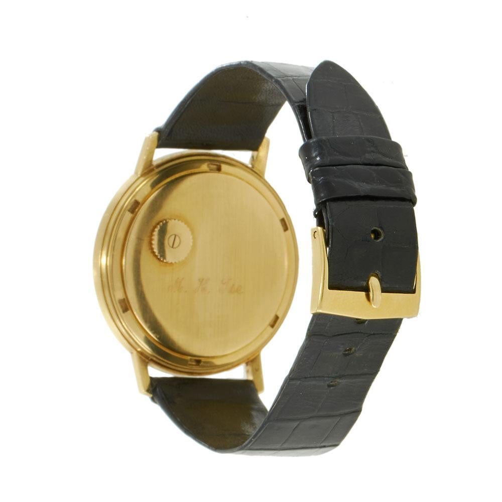 Patek Philippe Ref. 3569 18KT Yellow Gold Calatrava Automatic Double Signed Dial For Sale 3