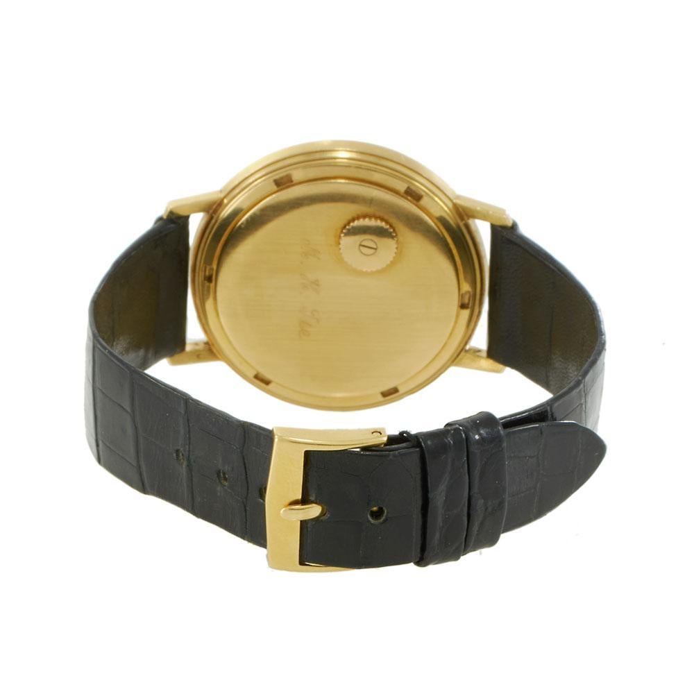 Patek Philippe Ref. 3569 18KT Yellow Gold Calatrava Automatic Double Signed Dial For Sale 4