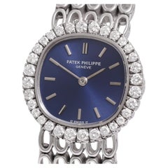 Patek Philippe Ref. 4173/2 – Rare Diamond-Set 18K White Gold Bracelet Watch