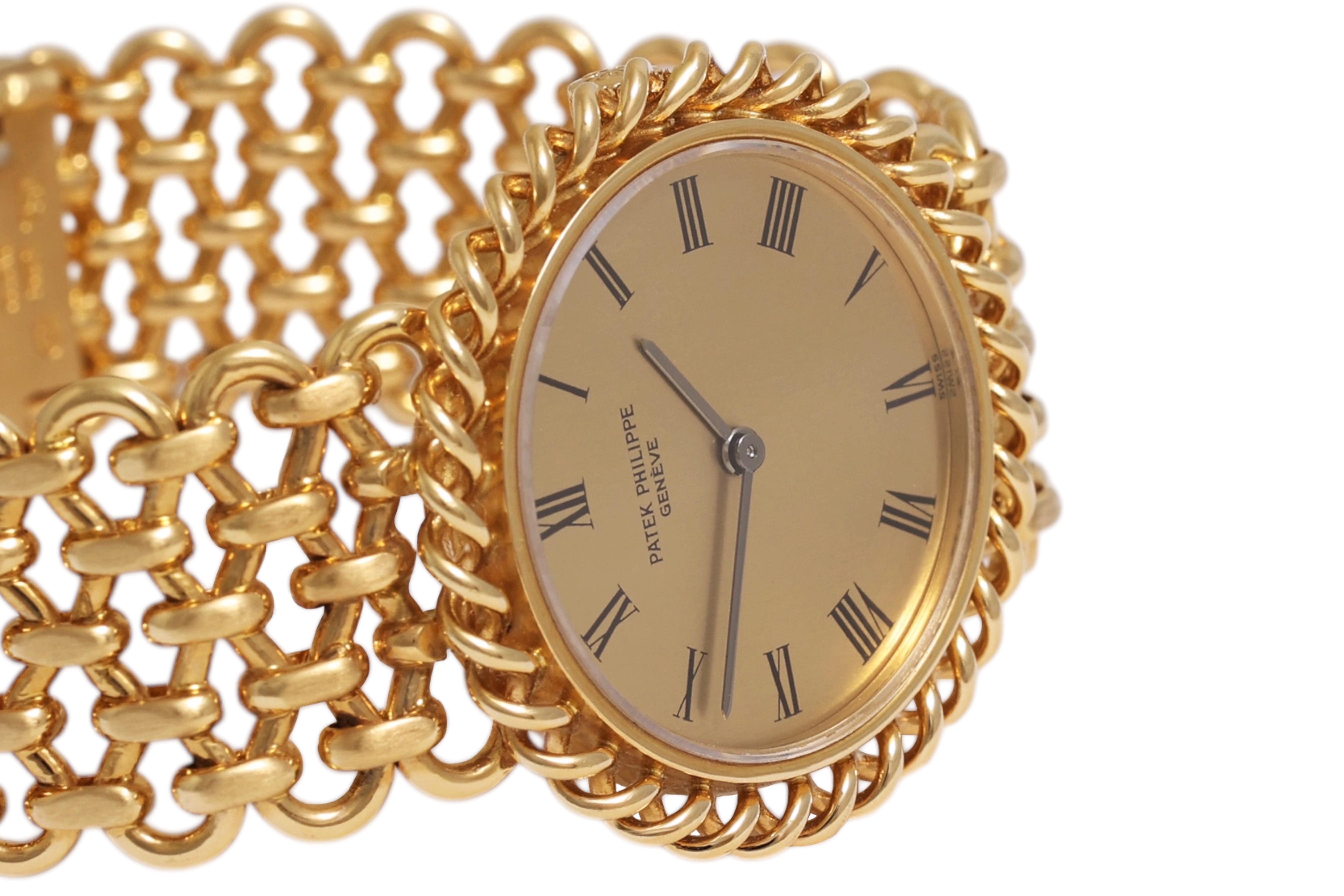Patek Philippe Ref. 4283/1 – 18K Yellow Gold Integrated Bracelet Watch ...