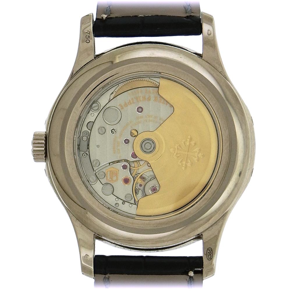 Patek Philippe Ref. 5205G Automatic Moonphase Calendar Wristwatch In Excellent Condition In New York, NY
