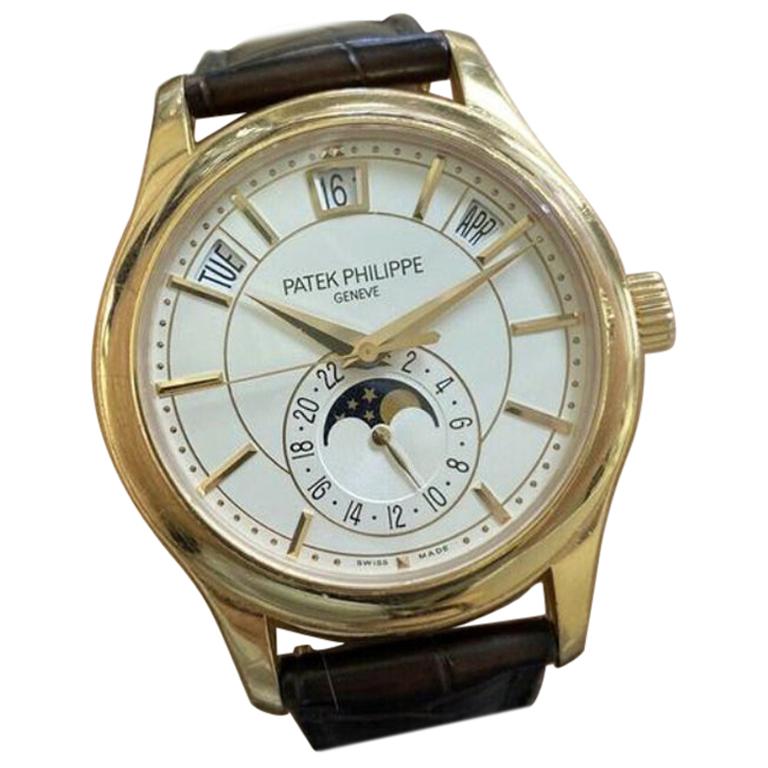 Patek Philippe Rose Gold 5205r-001 Annual Calendar Moon Phase Gmt Watch