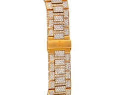 Patek Philippe Rose Gold Diamond Nautilus Automatic Wristwatch