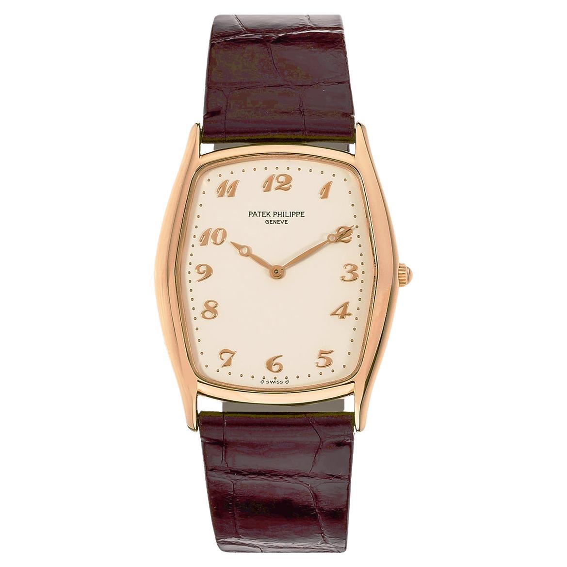 Patek Philippe Rose Gold Gondolo Wrist Watch, Ref. 3842R
