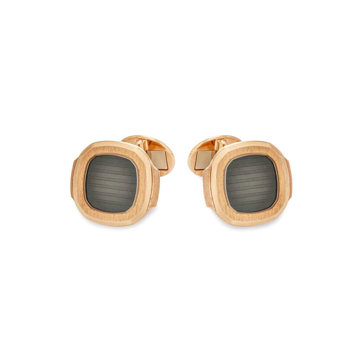  Patek Philippe Boutons de manchette Nautilus en or rose 2059057R5 Pour hommes 