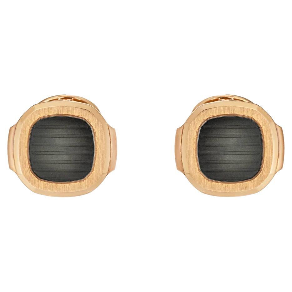 Patek Philippe Boutons de manchette Nautilus en or rose 2059057R5