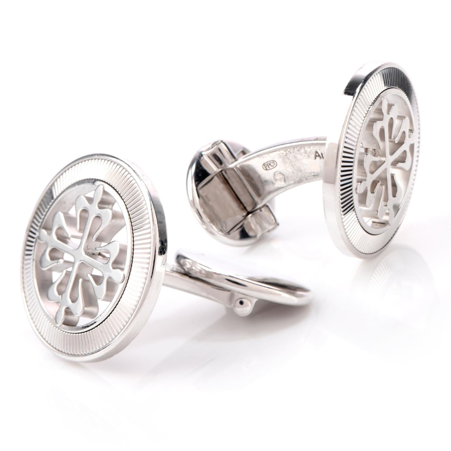 patek philippe calatrava cross cufflinks