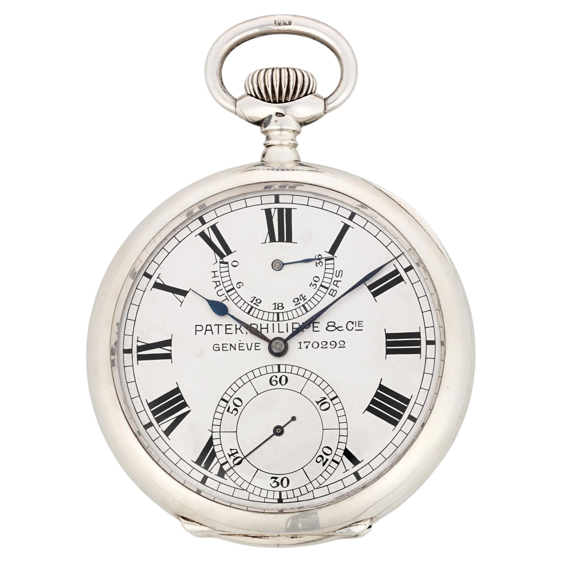 Cronometro Patek Philippe Silver Deck in vendita