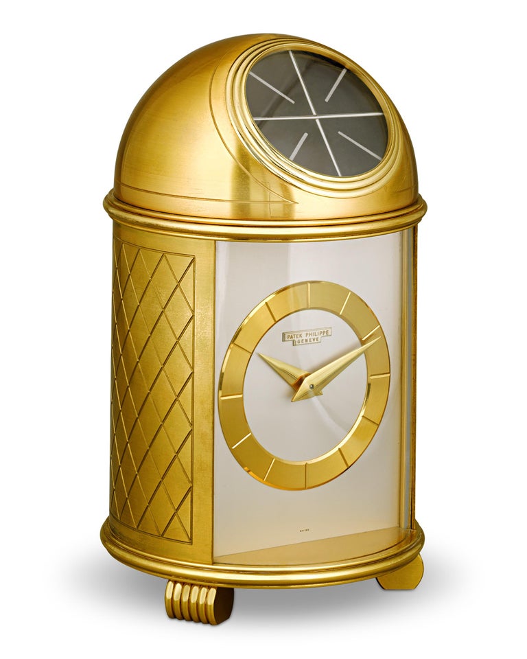 Patek Philippe Solar Dome Clock For Sale at 1stDibs