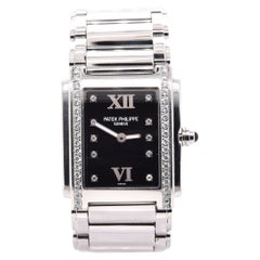 Patek Philippe Stainless Steel Ladies Diamond 24