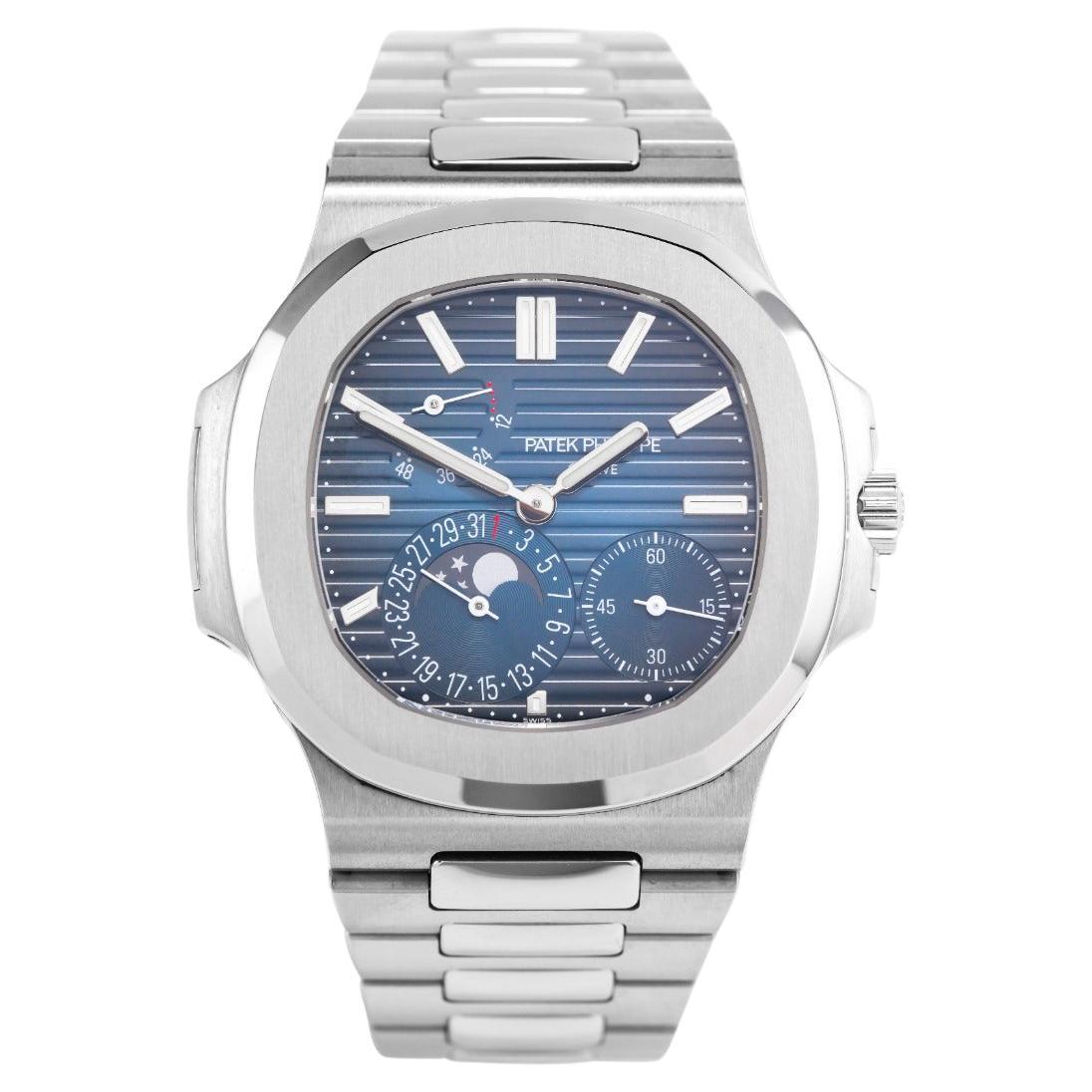 Patek Philippe Nautilus Stainless Steel Moonphase Watch 5712/1A-001 at ...