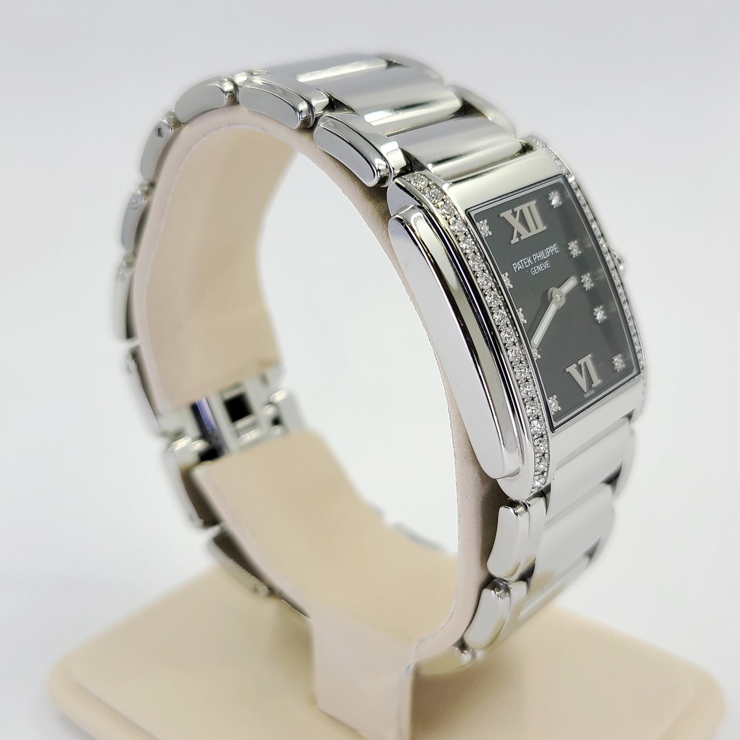Women's Patek Philippe Steel Twenty Four Quartz Wristwatch