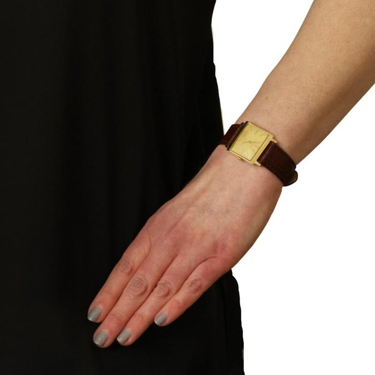 Patek Philippe Tank Calatrava Ladies Watch - Yellow Gold 14k 3406 Patek Philippe Tank Calatrava Ladies Watch - Yellow Gold 14k  main image 3
