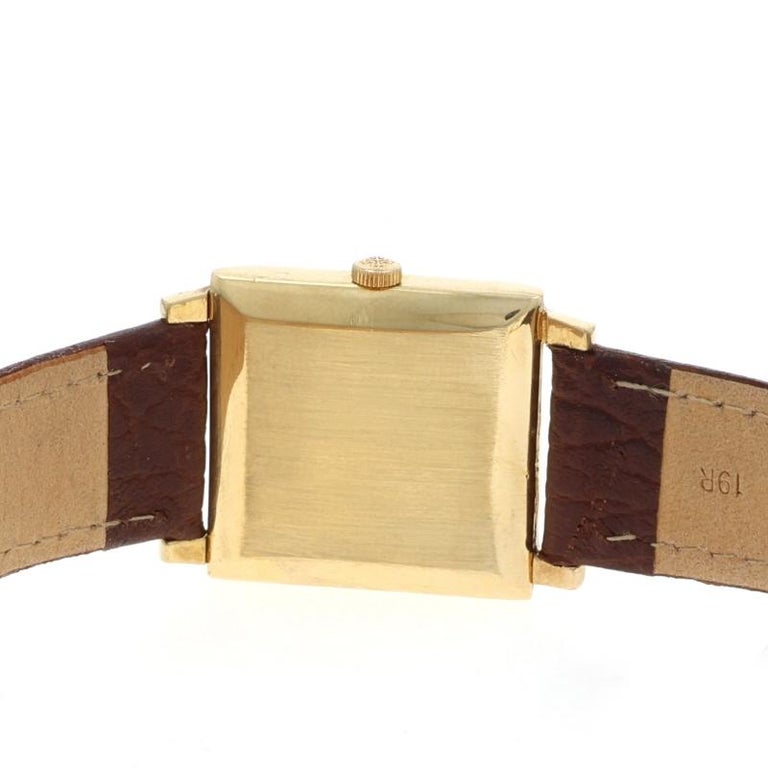 Patek Philippe Tank Calatrava Ladies Watch - Yellow Gold 14k 