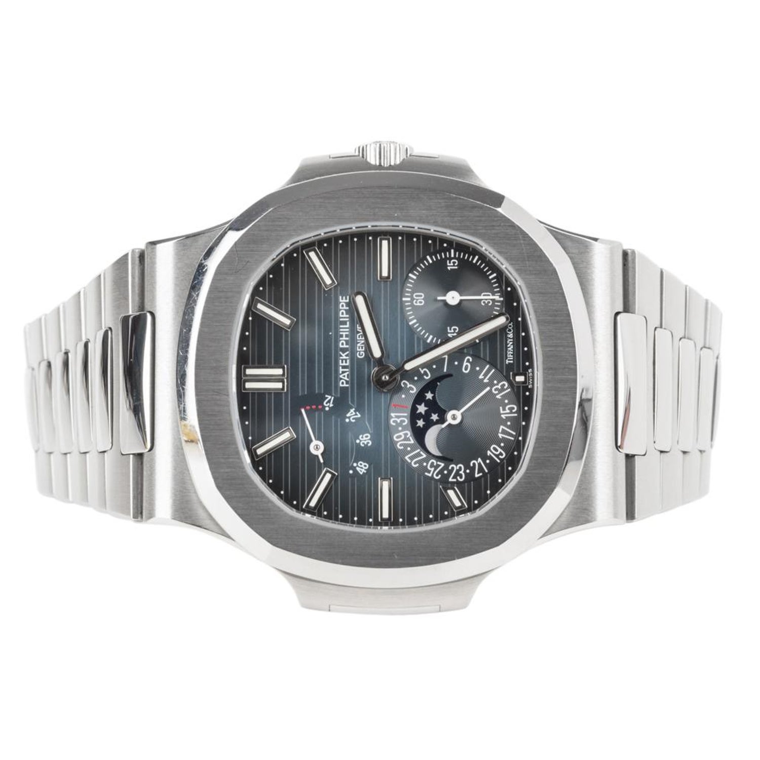 Patek Philippe Tiffany And Co Nautilus 5712 1a Steel Watch Very Rare At 1stdibs