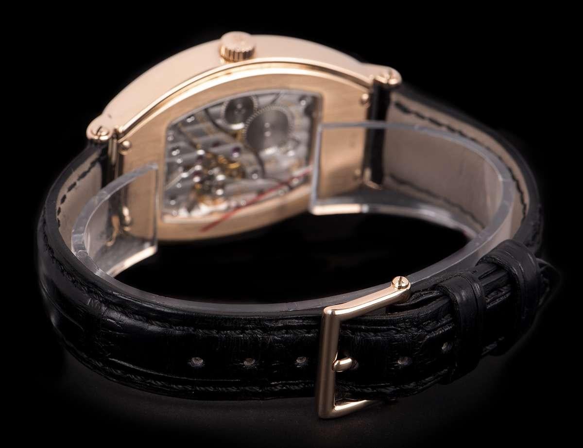Patek Philippe Tonneau Gondolo Rose Gold 5098R-001 Manual Wind Wristwatch 2