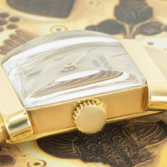 Patek Philippe Top Hat Vintage Yellow Gold Silver Dial 1450 Watch