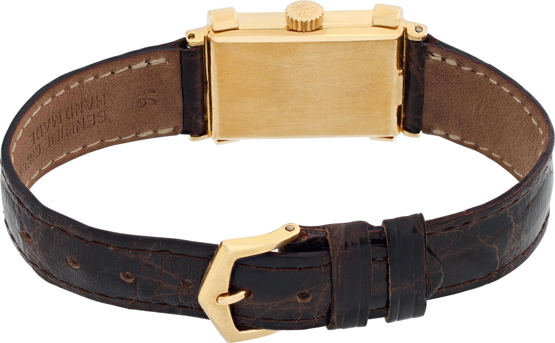 Women's or Men's Patek Philippe Top Hat Yellow Gold Manual Wind Wristwatch Ref 1450 For Sale