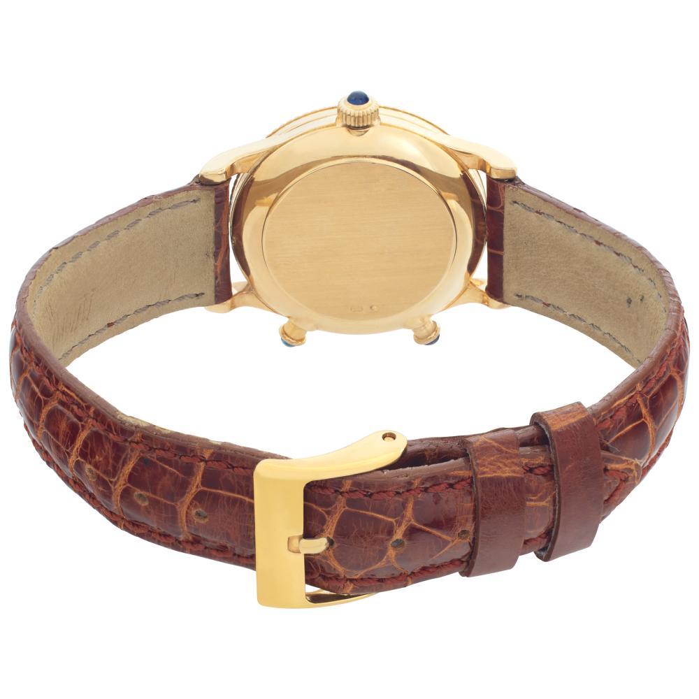 Women's Patek Philippe Travel Time 4864j yellow gold w/ a White dial 29.5mm Manual watch