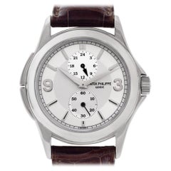 Patek Philippe Travel Time 5134:: cadran argenté:: certifié et garanti