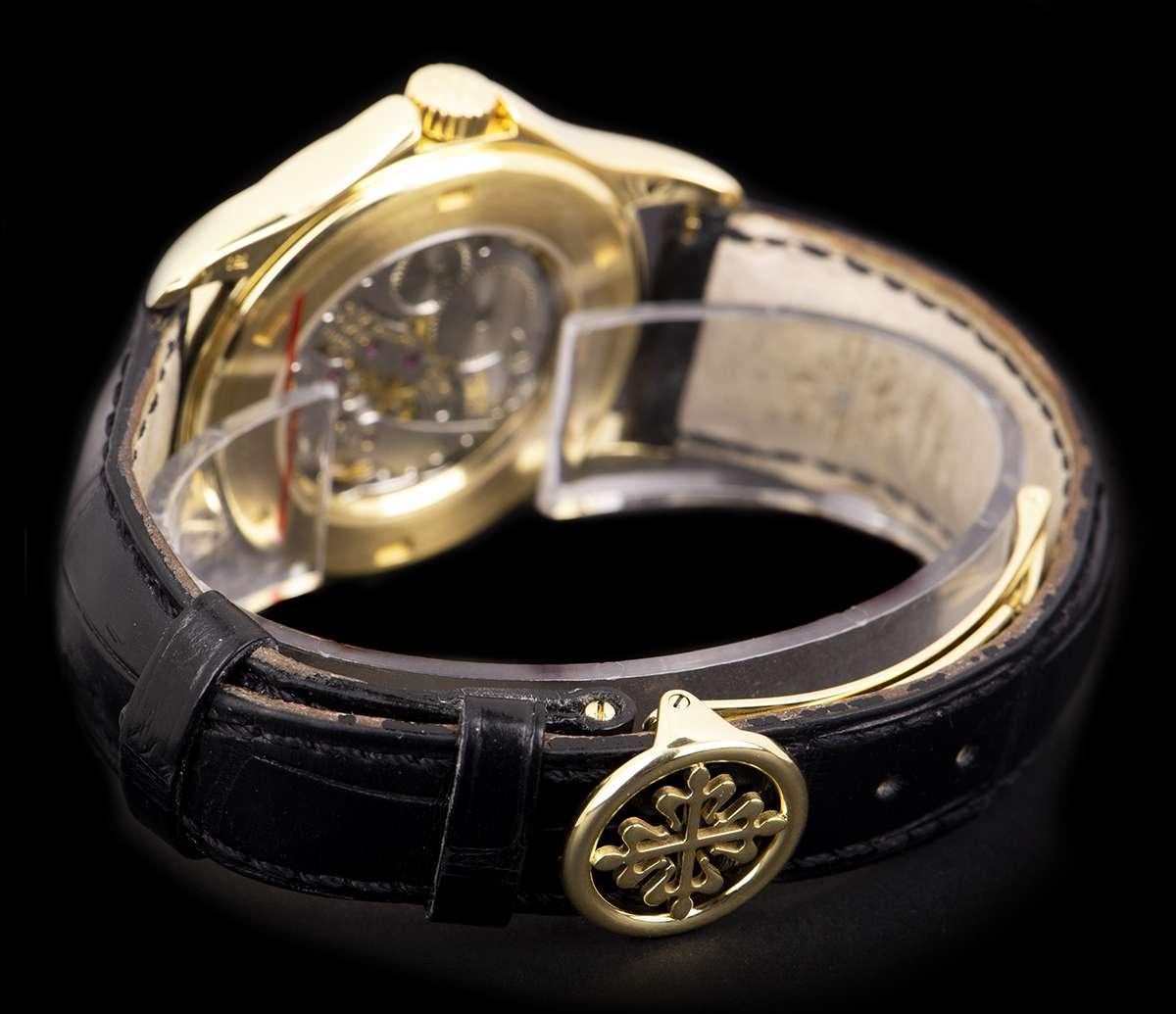 Patek Philippe Travel Time Gold White Dial 5134J-001 Manual Wind Watch 2