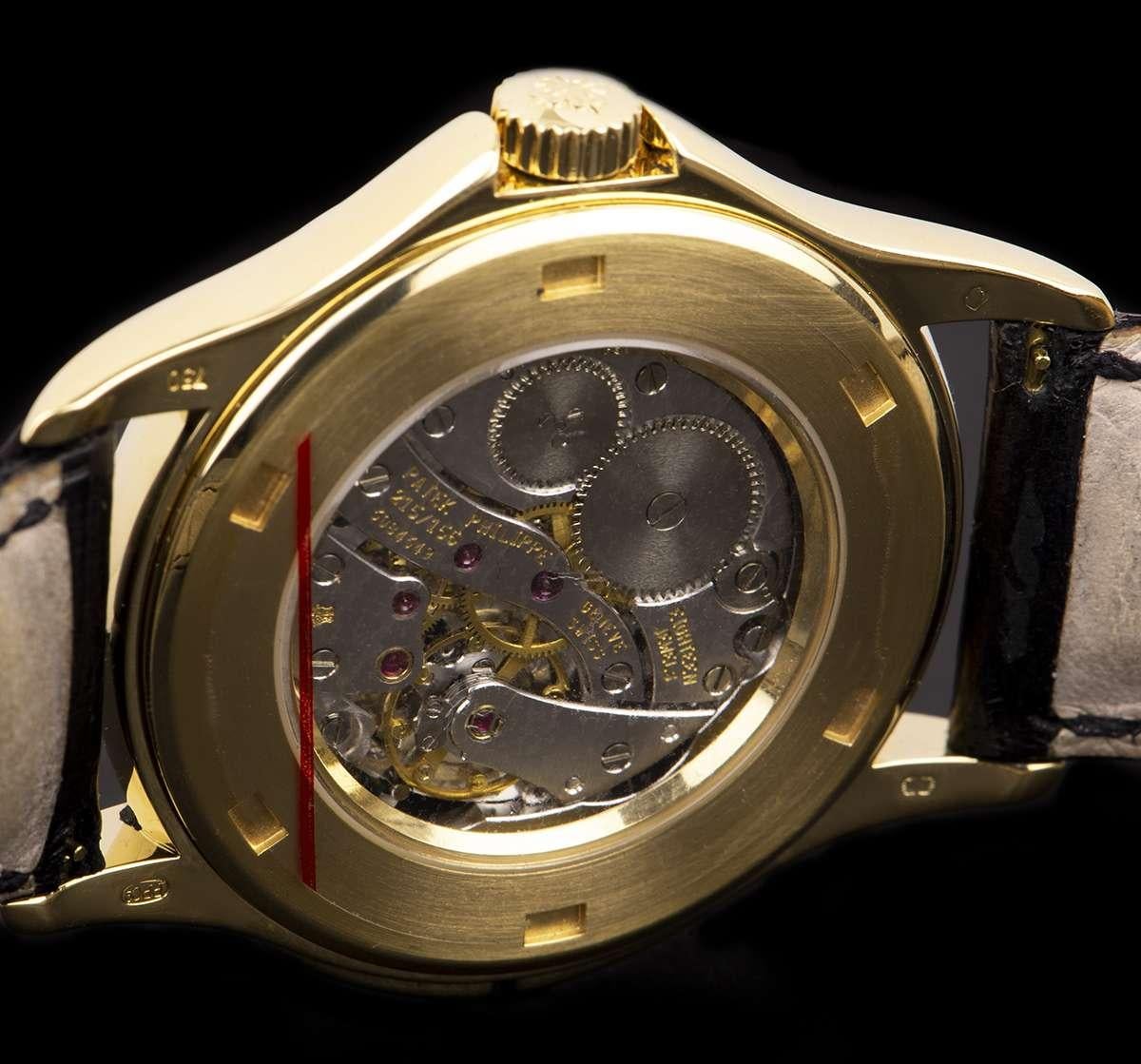 Patek Philippe Travel Time Gold White Dial 5134J-001 Manual Wind Watch 3