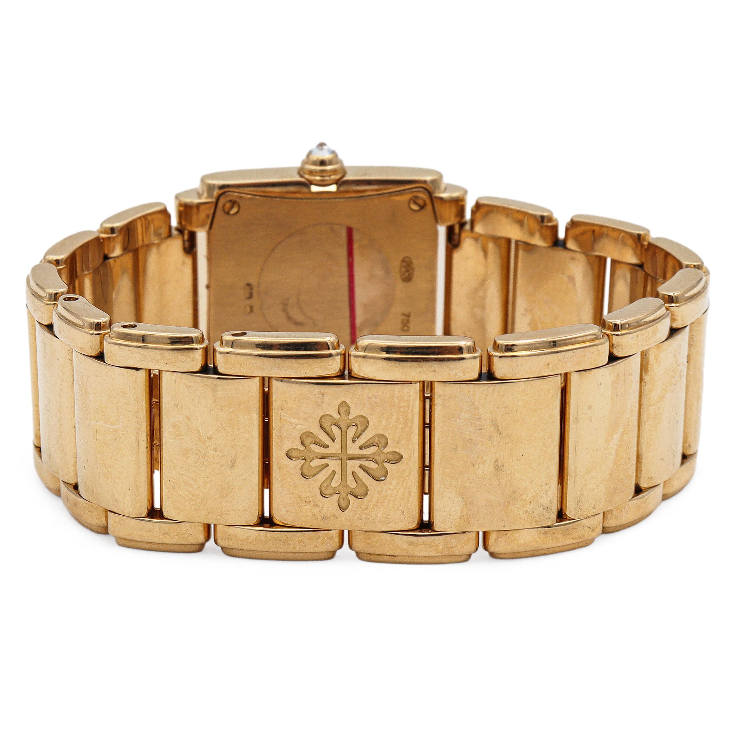 Patek Philippe Twenty-4 18K Rose Gold Diamant Damenuhr Ref. 4910/11R im Angebot 2