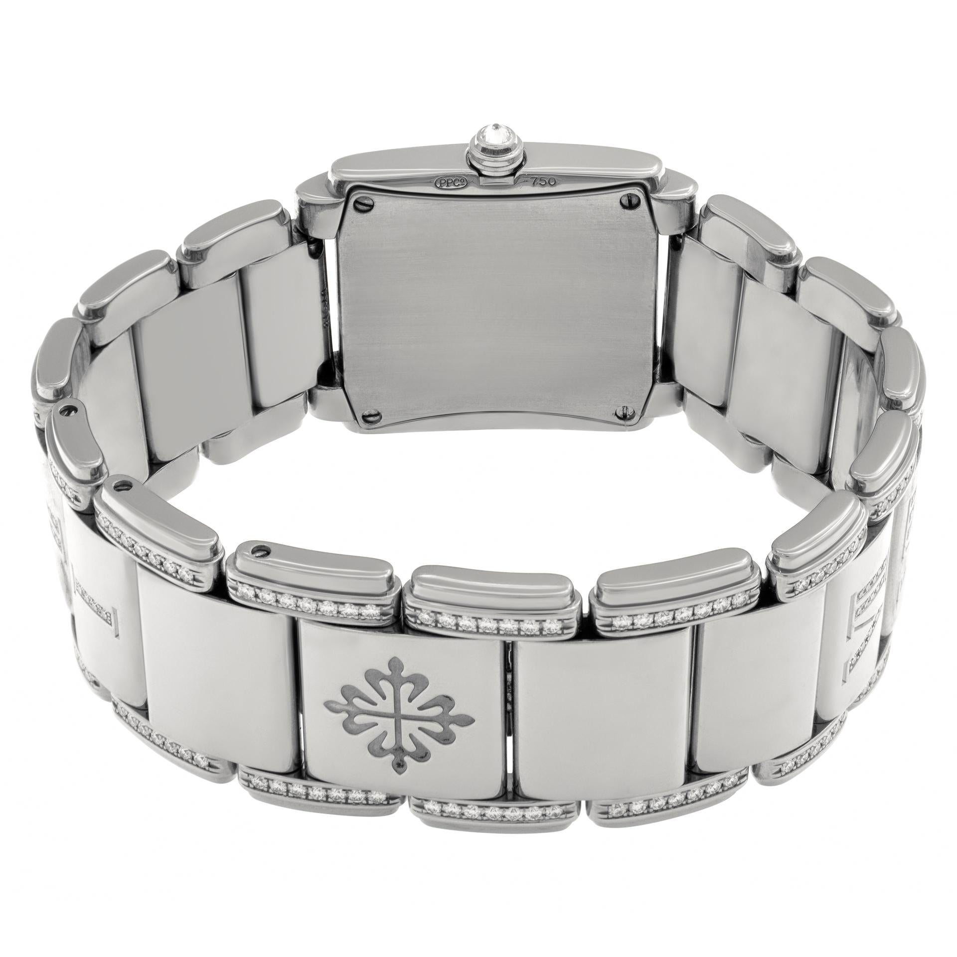Women's Patek Philippe Twenty 4 18k White Gold Wristwatch Ref 4910/41