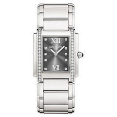 Reloj Patek Philippe Twenty-4 25mm Cuarzo Esfera Gris Diamante Mujer 4910/10A-010