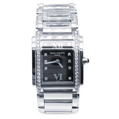 Patek Philippe Twenty-4 Diamond Stainless Steel Women Watch 4910/10A-001