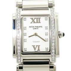 Patek Philippe Twenty 4 4910/010 Tiffany Lady Quartz Diamond Bezel Watch